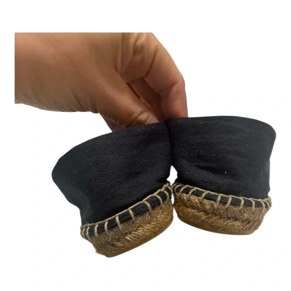 Tory Burch Navy Blue Espadrille Loafers - Picture 7 of 12